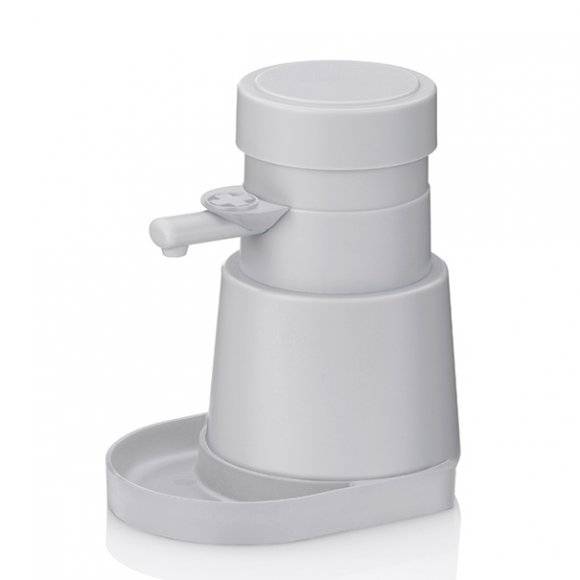 KELA AURIE Dozownik na płyn do dezynfekcji rąk 0,3 l / jasnoszary