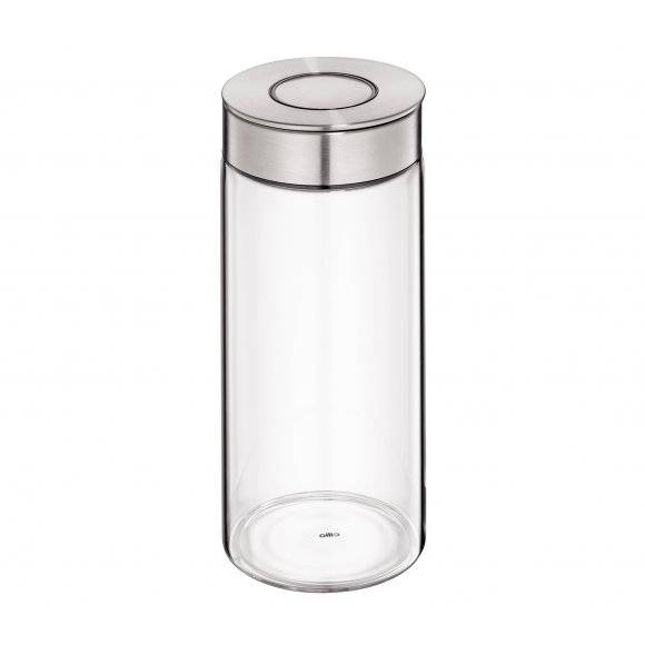 CILIO VETRO Szklany pojemnik kuchenny 1,4 l ze stalową pokrywką