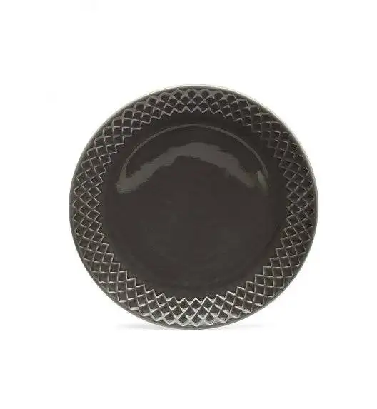 SAGAFORM COFFEE Talerz deserowy 20 cm szary / ceramika