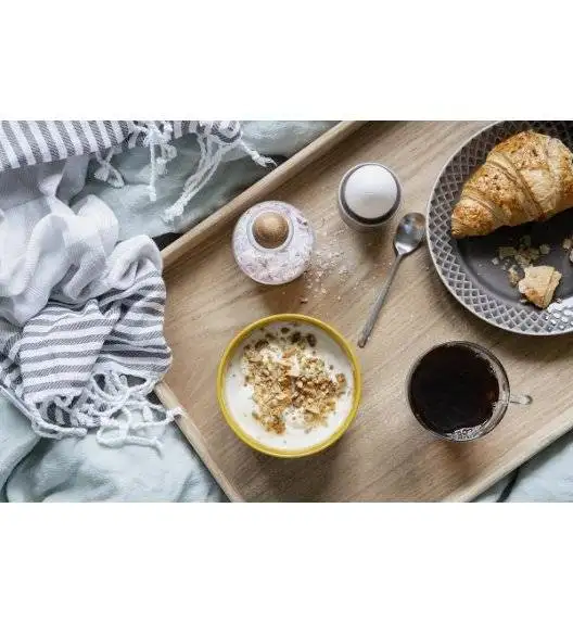 SAGAFORM COFFEE Talerz deserowy 20 cm szary / ceramika