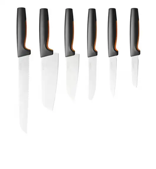 FISKARS FUNCTIONAL FORM Komplet 6 noży luzem / stal nierdzewna