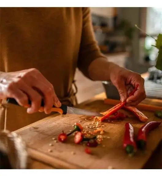 FISKARS FUNCTIONAL FORM Komplet 6 noży luzem + ostrzałka Edge / stal nierdzewna