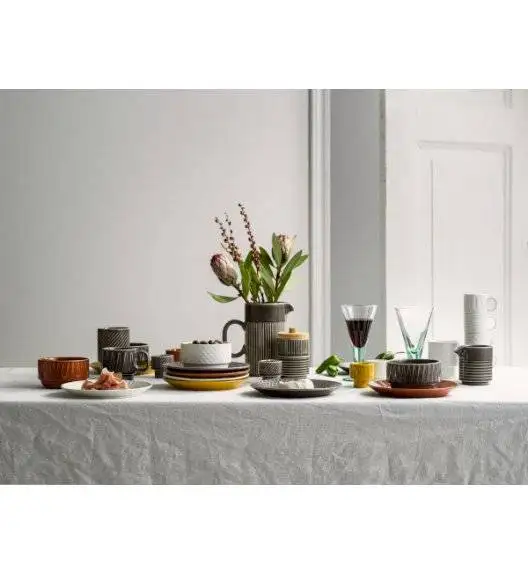 SAGAFORM COFFEE Talerz deserowy 20 cm czerwony / ceramika