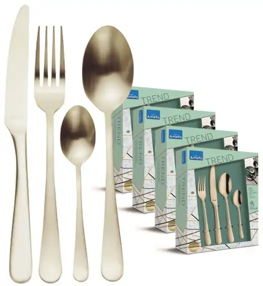 AMEFA AUSTIN VINTAGE Sztućce UE 96 el pudełko / 24 os RETRO STYL / szampańskie / wieczysta gwarancja