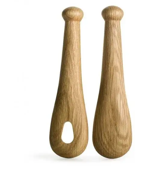 SAGAFORM NATURE Zestaw 2 łyżek do serwowania sałaty / drewno dębowe