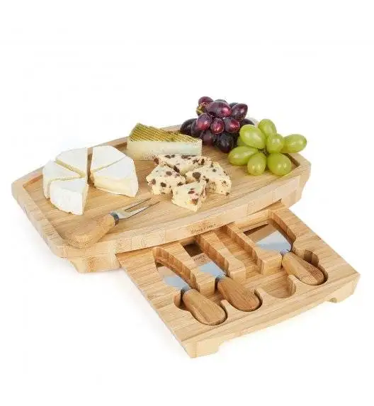 STARKE PRO Deska do sera z 4 akcesoriami do krojenia serów / 32 x 19 x 4,5 cm