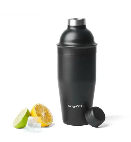 KONIGHOFFER LUX Shaker do drinków / koktajli 750 ml / czarny