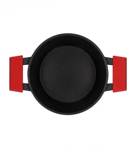 ZWIEGER OBSIDIAN Komplet Garnki 6 el z pokrywkami 5,5l/ 3,5l/ 2l +rondel / GREBLON C3+