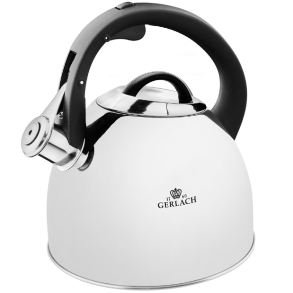 GERLACH AMBIENTE Czajnik 2,8 L ze stali nierdzewnej w połysku /  indukcja 