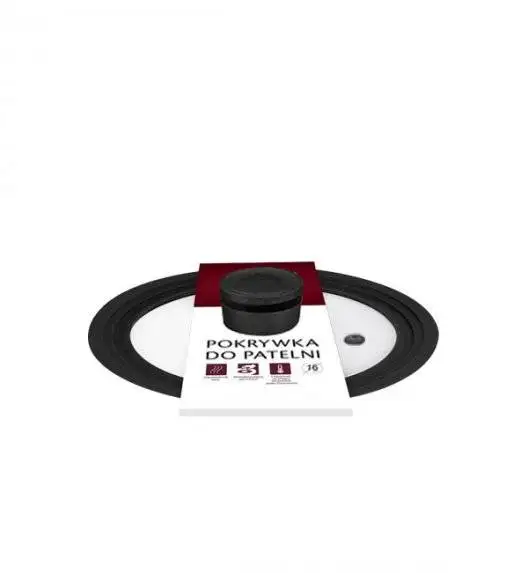 GERLACH SMART Pokrywka silikonowa uniwersalna 16/18/20 cm / szkło 