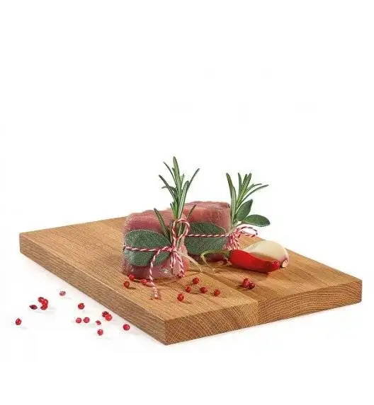 ZASSENHAUS Deska do krojenia z drewna dębowego / 26 x 17 x 2 cm