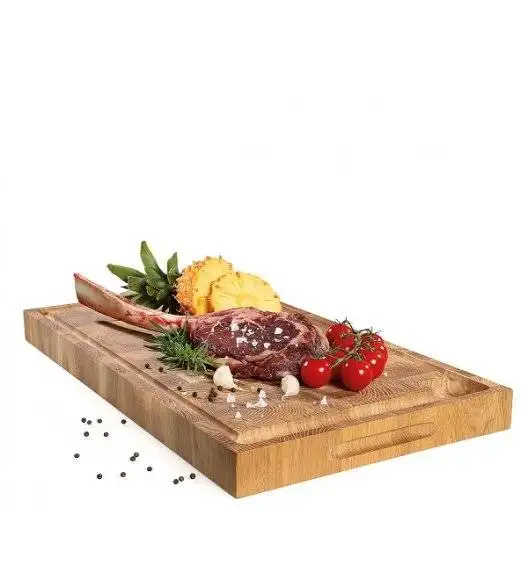 ZASSENHAUS Blok do siekania typu end grain, drewno dębowe / 54 x 30 x 4 cm