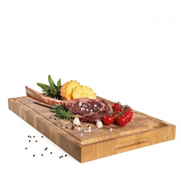 ZASSENHAUS Blok do siekania typu end grain, drewno dębowe / 54 x 30 x 4 cm