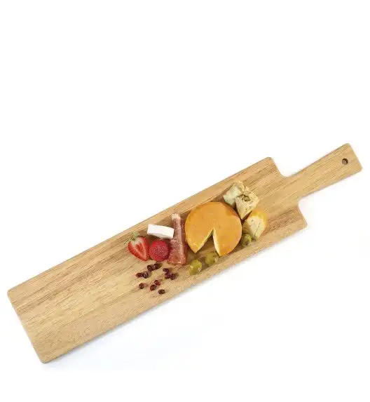 ZASSENHAUS Deska do serwowania z drewna oliwnego z rączką, 60 × 13 cm / FreeForm