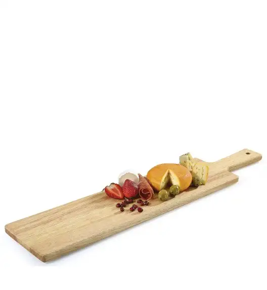 ZASSENHAUS Deska do serwowania z drewna oliwnego z rączką, 60 × 13 cm / FreeForm