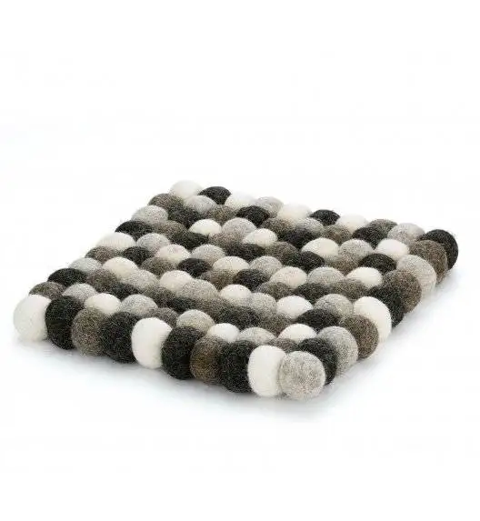 CILIO LANA GRIGIO Podkładka pod gorące naczynia / owcza wełna / szara