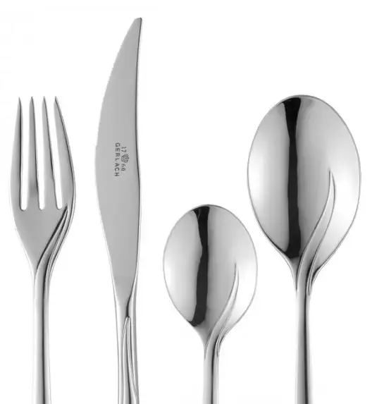 Gerlach Flames Sztućce Komplet 30 el (24+dodatki) pudełko / 6 osób / połysk