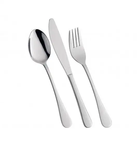 CILIO VIAGGIO Zestaw sztućców w etui / 3 elementy / czarne