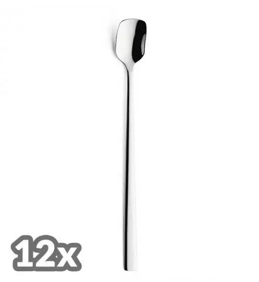 AMEFA BLISS Sztućce UE 12 x Łyżeczka do latte 20,3 cm / połysk / stal nierdzewna 18/0
