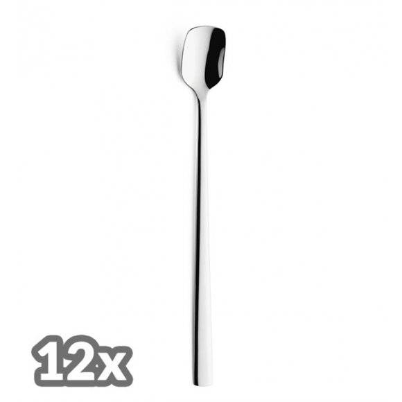 AMEFA BLISS Sztućce UE 12 x Łyżeczka do latte 20,3 cm / połysk / stal nierdzewna 18/0