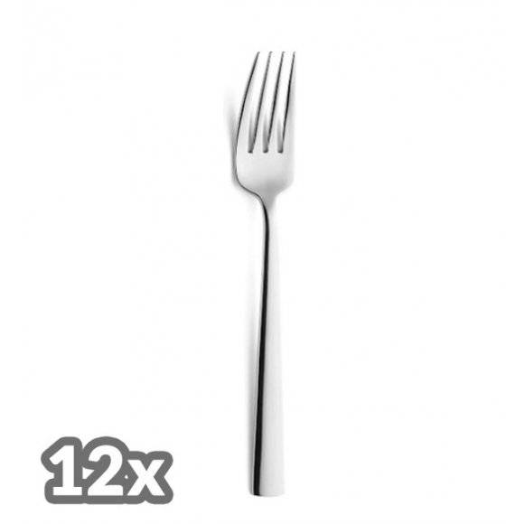 AMEFA BLISS Sztućce UE 12 x Widelec obiadowy 19,9 cm / połysk / stal nierdzewna 18/0