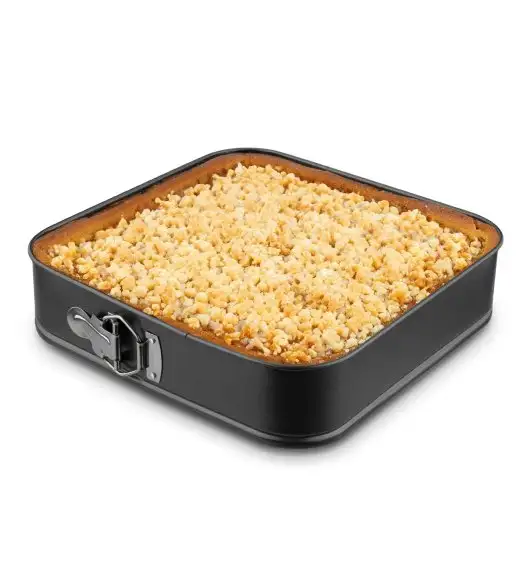 TADAR Tortownica 28 x 28 cm / kwadratowa / stal węglowa