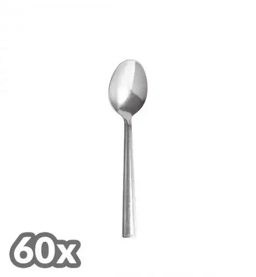 DOMOTTI BARI Sztućce 60x Łyżeczka do herbaty LUZ