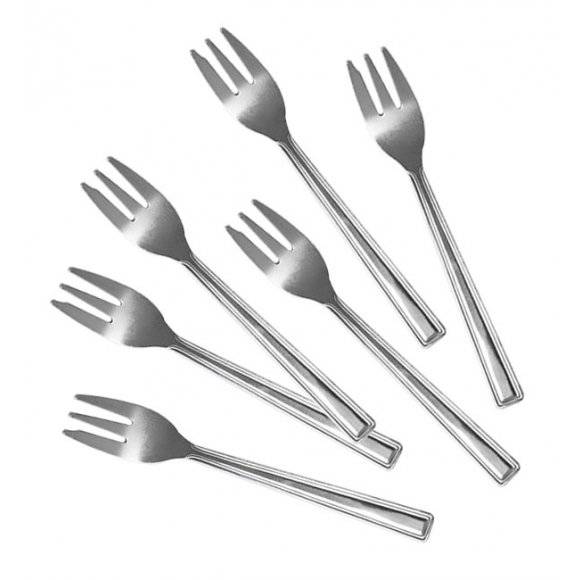 DOMOTTI BARI Sztućce 6x Widelczyk do ciasta LUZ