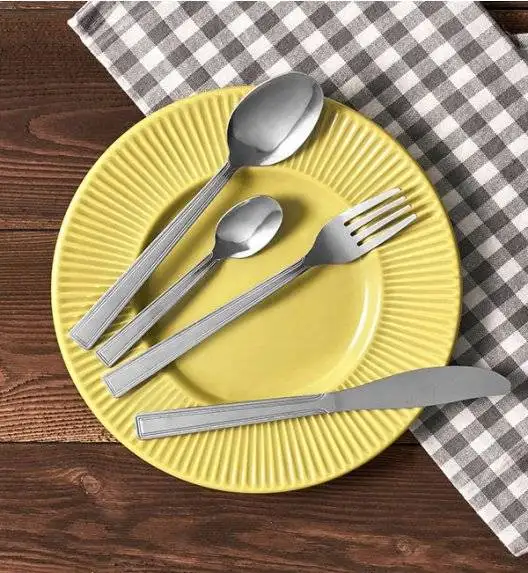 DOMOTTI BARI Sztućce 24 el dla 6 osób LUZEM / stal nierdzewna 18/0