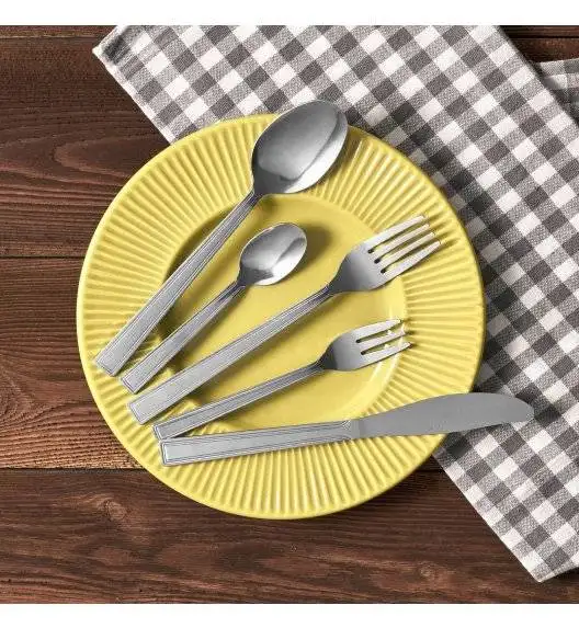 DOMOTTI BARI Sztućce 30 el dla 6 osób LUZEM / stal nierdzewna 18/0