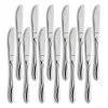 AMEFA WHISPER Sztućce UE 12 x Nóż obiadowy 21,5 cm / stal 18/0 LUZ