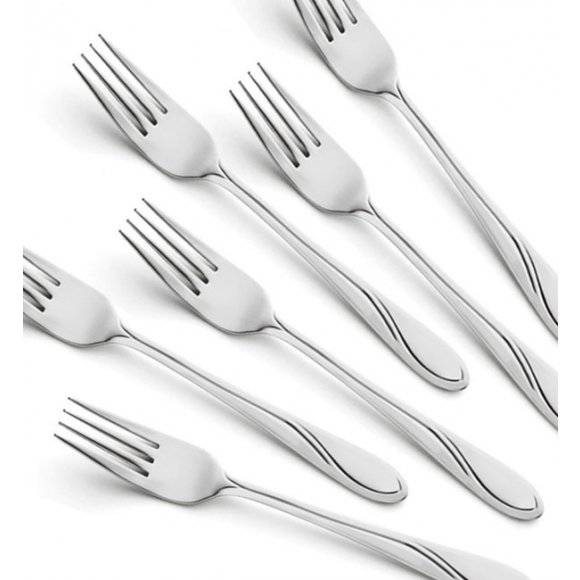 AMEFA WHISPER Sztućce UE 6 x Widelec obiadowy 19,7 cm / stal 18/0 LUZ