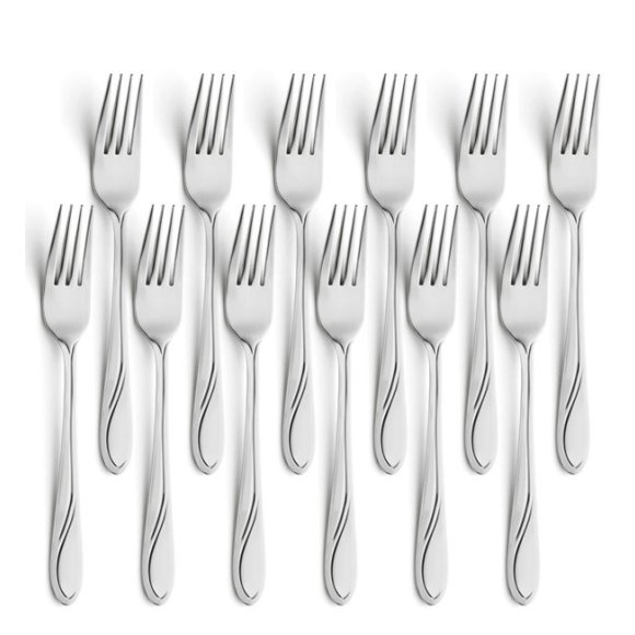 AMEFA WHISPER Sztućce UE 12 x Widelec obiadowy 19,7 cm / stal 18/0 LUZ