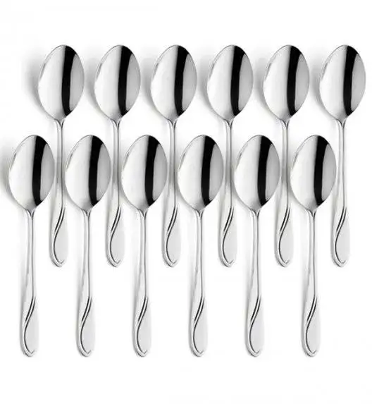 AMEFA WHISPER Sztućce UE 12 x Łyżka obiadowa 19,4 cm / stal 18/0 LUZ