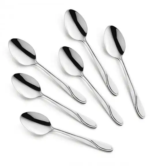 AMEFA WHISPER Sztućce UE 6 x Łyżeczka do herbaty 13,6 cm / stal 18/0 LUZ