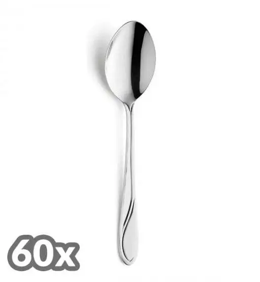AMEFA WHISPER Sztućce UE 60 x Łyżka obiadowa 19,4 cm / stal 18/0 LUZ