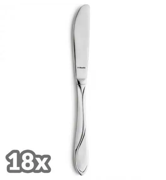 AMEFA WHISPER Sztućce UE 18 x Nóż obiadowy 21,5 cm / stal 18/0 LUZ