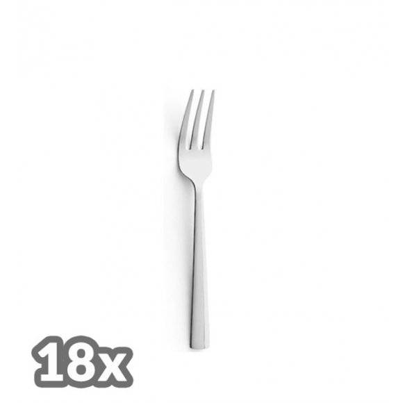 AMEFA BLISS Sztućce UE 18 x Widelczyk do ciasta 15,5 cm / połysk / stal nierdzewna 18/0