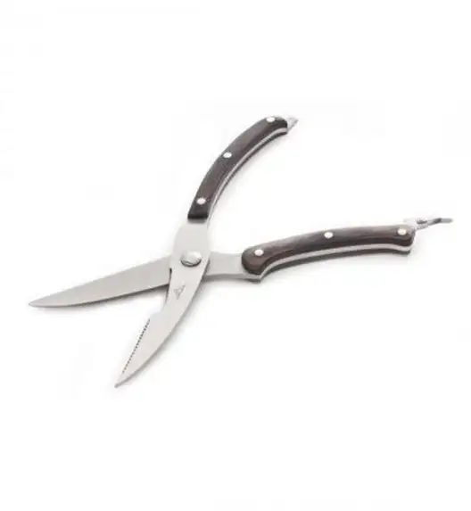 GERLACH COUNTRY Nożyce kuchenne do drobiu / drewniana rękojeść