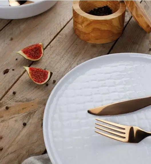 LUBIANA MARRAKESZ Talerz deserowy 17,5 cm / biały 