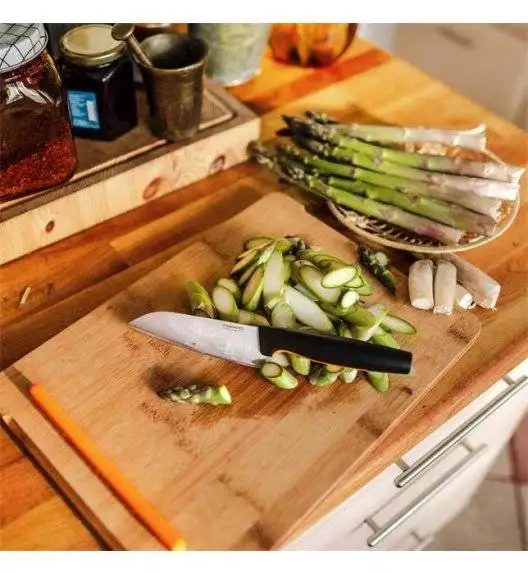 FISKARS FUNCTIONAL FORM 1057558 Komplet 5 noży kuchennych STARTER SET w pudełku + ostrzałka Fiskars Edge