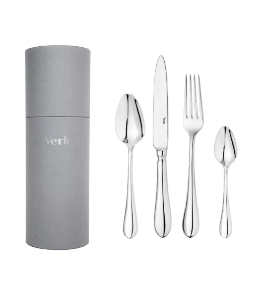 VERLO DESTELLO Sztućce Komplet 24 elementy dla 6 osób / połysk