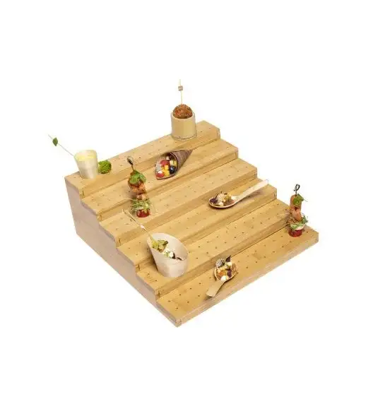 VERLO Ekspozytor na przystawki FingerFood 36,5 cm / drewno bambusowe