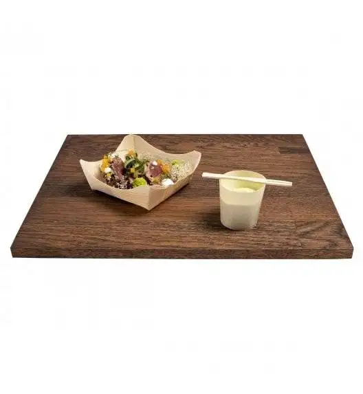 VERLO FingerFood Naczynie bambusowe do serwowania 10 x 10 cm / 50 szt.