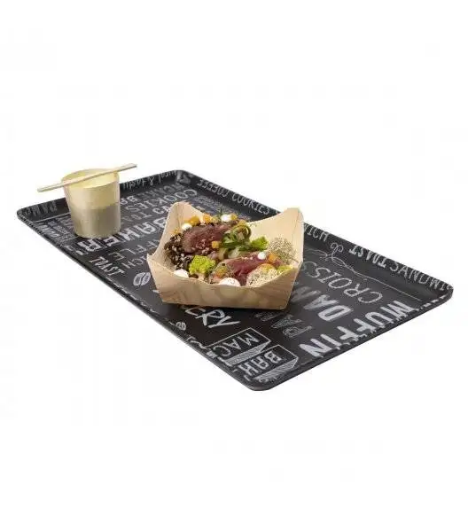 VERLO FingerFood Naczynie bambusowe do serwowania 8 x 8 cm / 50 szt.