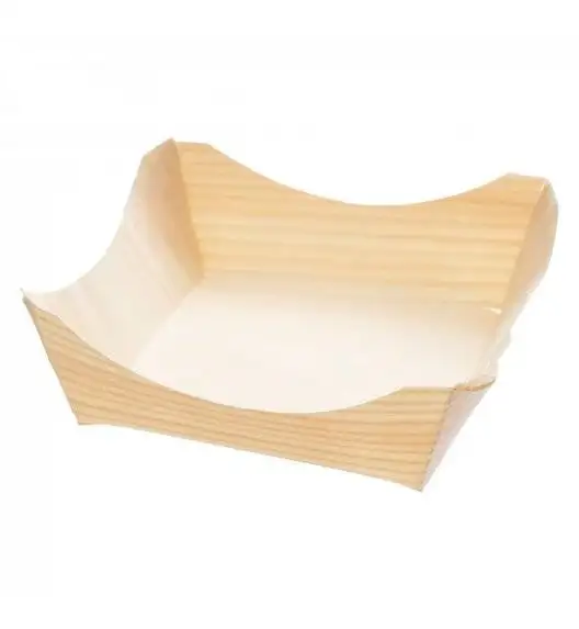 VERLO FingerFood Naczynie bambusowe do serwowania 8 x 8 cm / 50 szt.