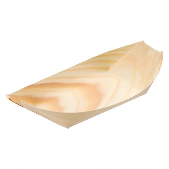 VERLO FingerFood Naczynie bambusowe łódka 10 x 20,5 cm / 50 szt.