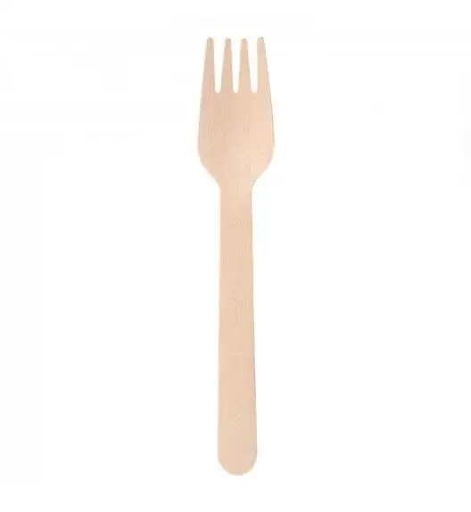 VERLO Widelec drewniany 16 cm / 100 szt.