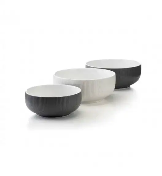 VERLO METRO Miska / salaterka 25,5 cm / szara