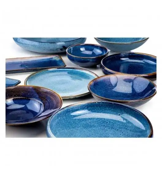VERLO DEEP BLUE Misa / salaterka skośna 25 cm / porcelana